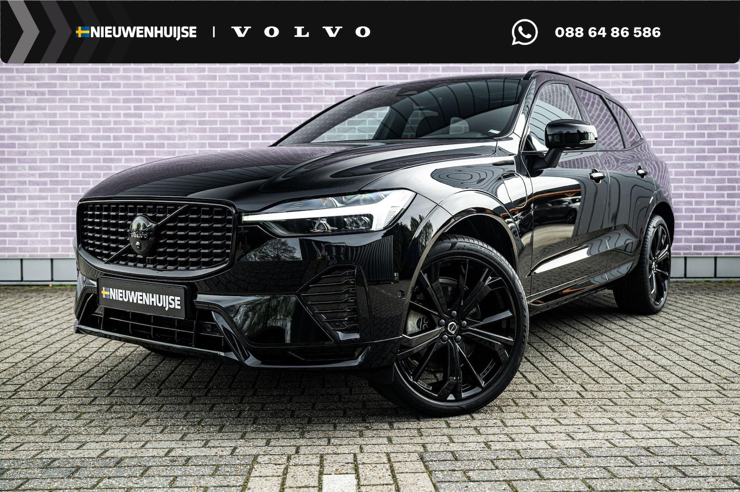 Volvo XC60 - 2.0 T6 Plug-in hybrid AWD Plus Black Edition | Adaptieve Cruise Control | Panoramadak | Ha - AutoWereld.nl