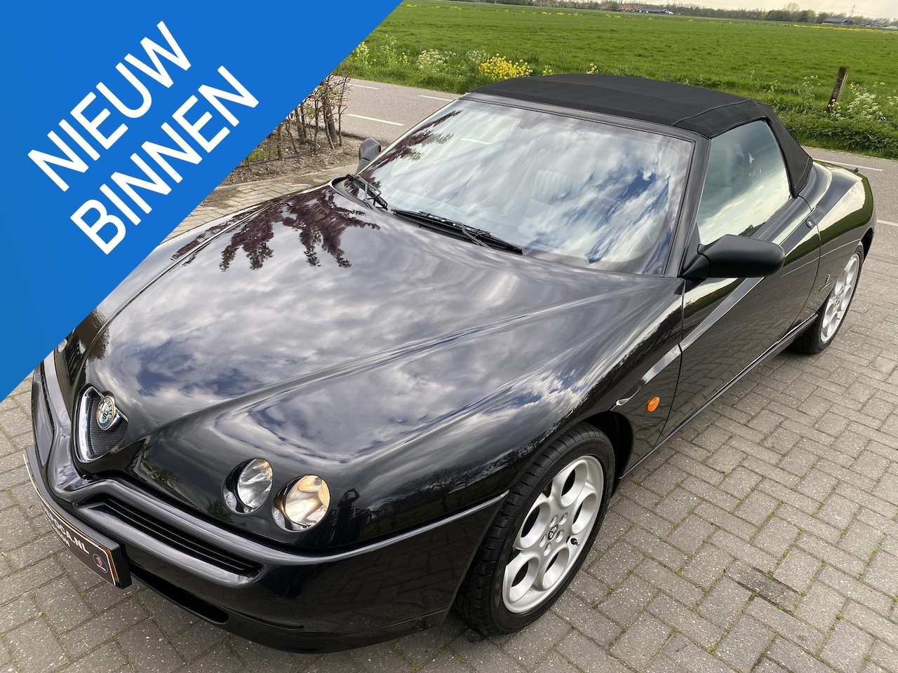 Alfa Romeo Spider - 3.0-24V V6 L Eerste eigenaresse 17 inch teledails zeer mooi! - AutoWereld.nl