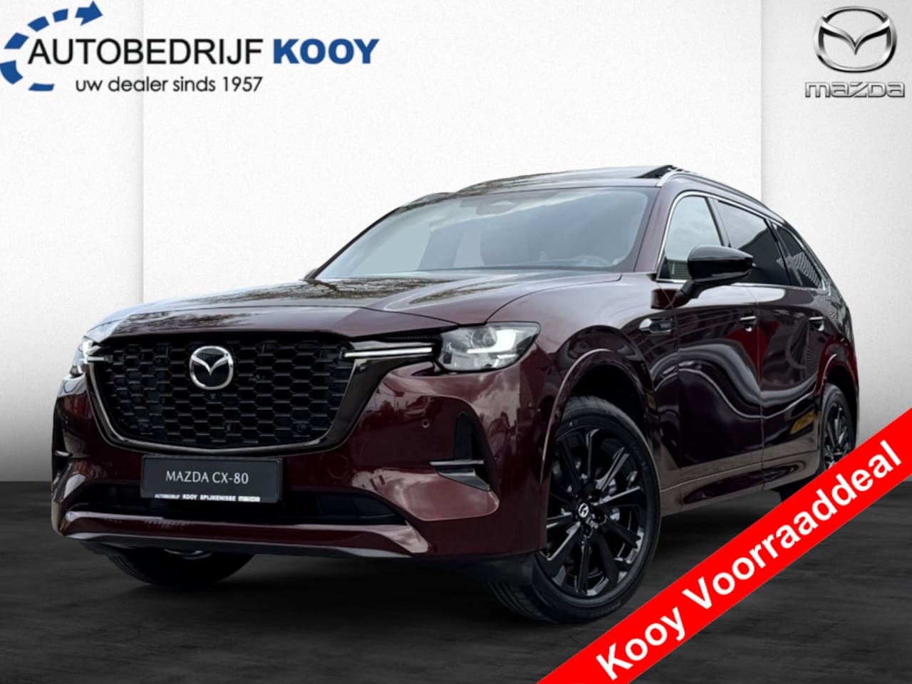 Mazda CX-80 - 2.5 PHEV Homura Plus 6p. - AutoWereld.nl