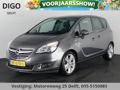 Opel Meriva - 1.4 COSMO TURBO AUTOMAAT . STOEL & STUUR VERWARMING . FULL MAP NAV . PARKEERSENSOREN ACHTE