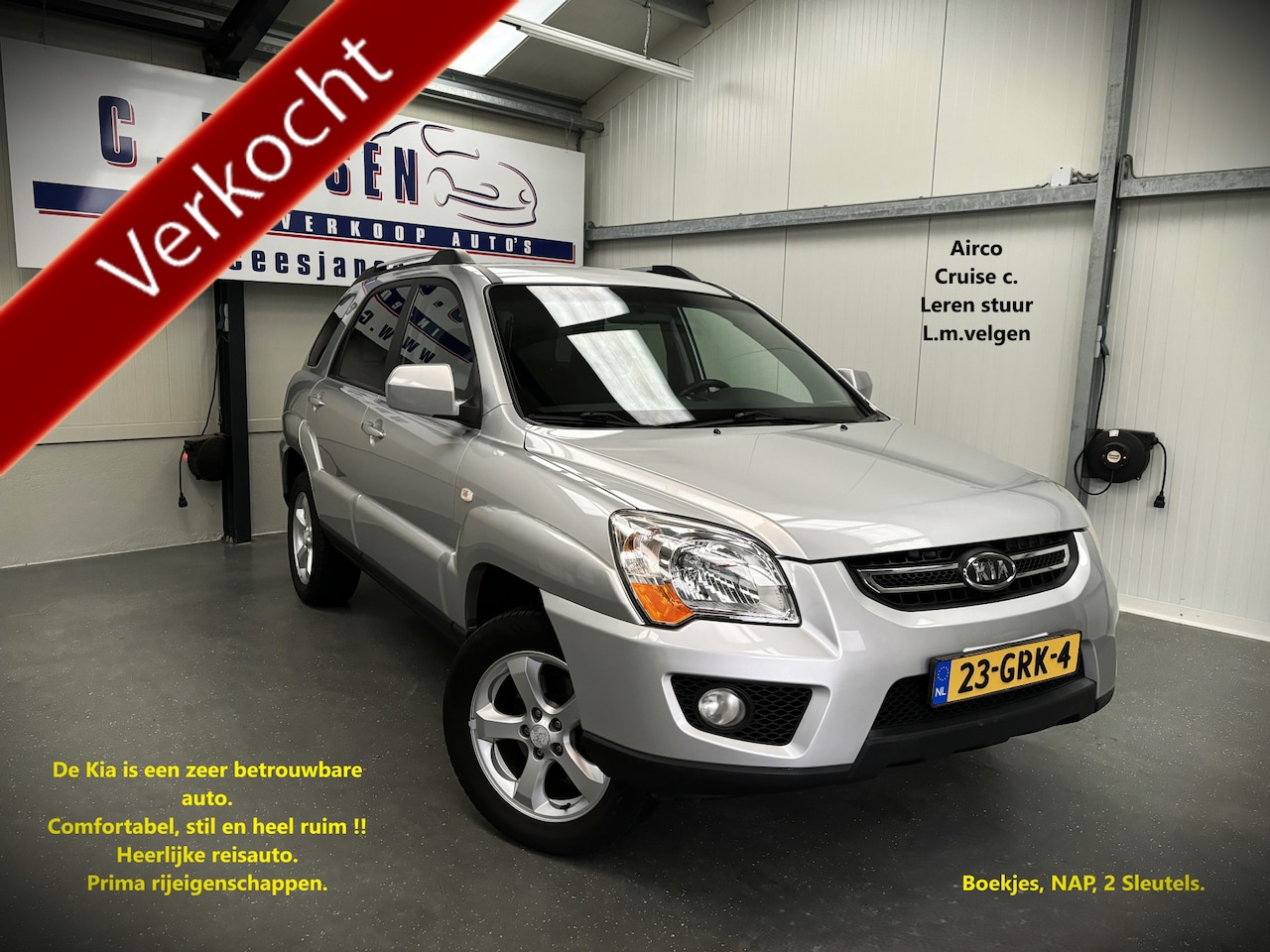 Kia Sportage - 2.0 CVVT X-tra KEURIGE AUTO !!! | Airco | Cruise control - AutoWereld.nl