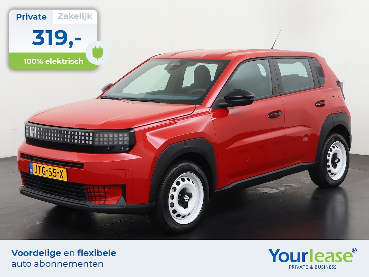 Fiat Grande Panda - RED 11kW 44 kWh | All-in 319,- Private Lease | Direct uit voorraad - AutoWereld.nl