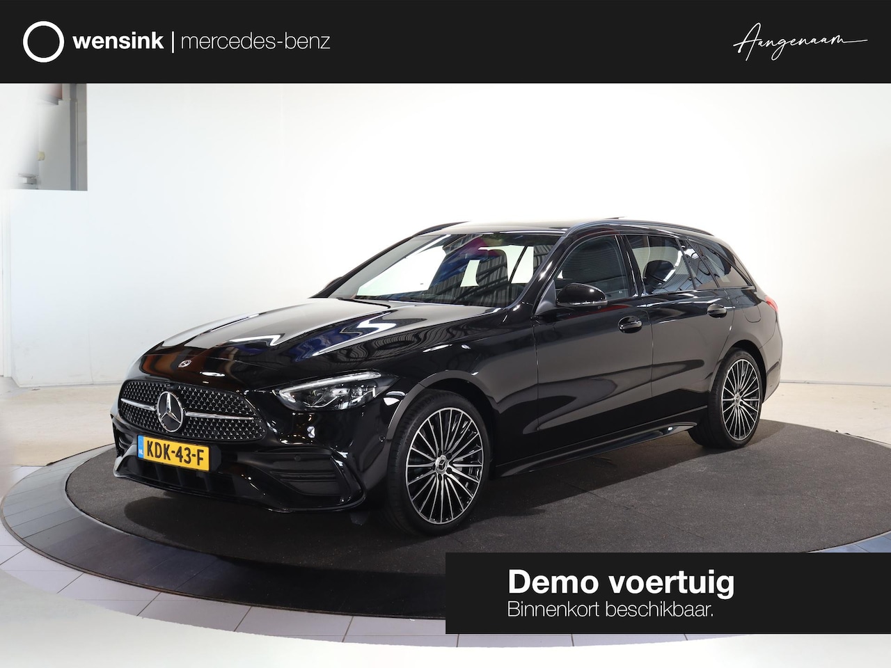 Mercedes-Benz C-klasse Estate - 300e Business Solution AMG | Panoramaschuifdak | Trekhaak | Nightpakket | Burmester | Stoe - AutoWereld.nl