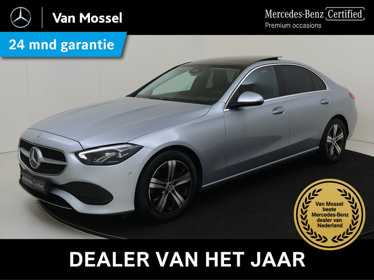 Mercedes-Benz C-klasse - 180 Luxury Line / Stoelverwarming / Achteruitrijcamera / Panorama-schuifdak / - AutoWereld.nl