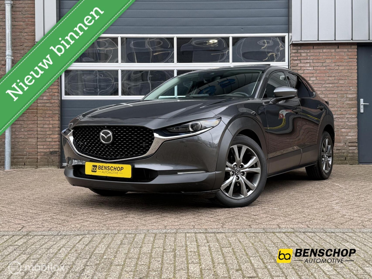 Mazda CX-30 - 2.0 e-SkyActiv-X Hybrid Luxury Schuifdak Leer Navi Carplay Bose 360 Camera - AutoWereld.nl
