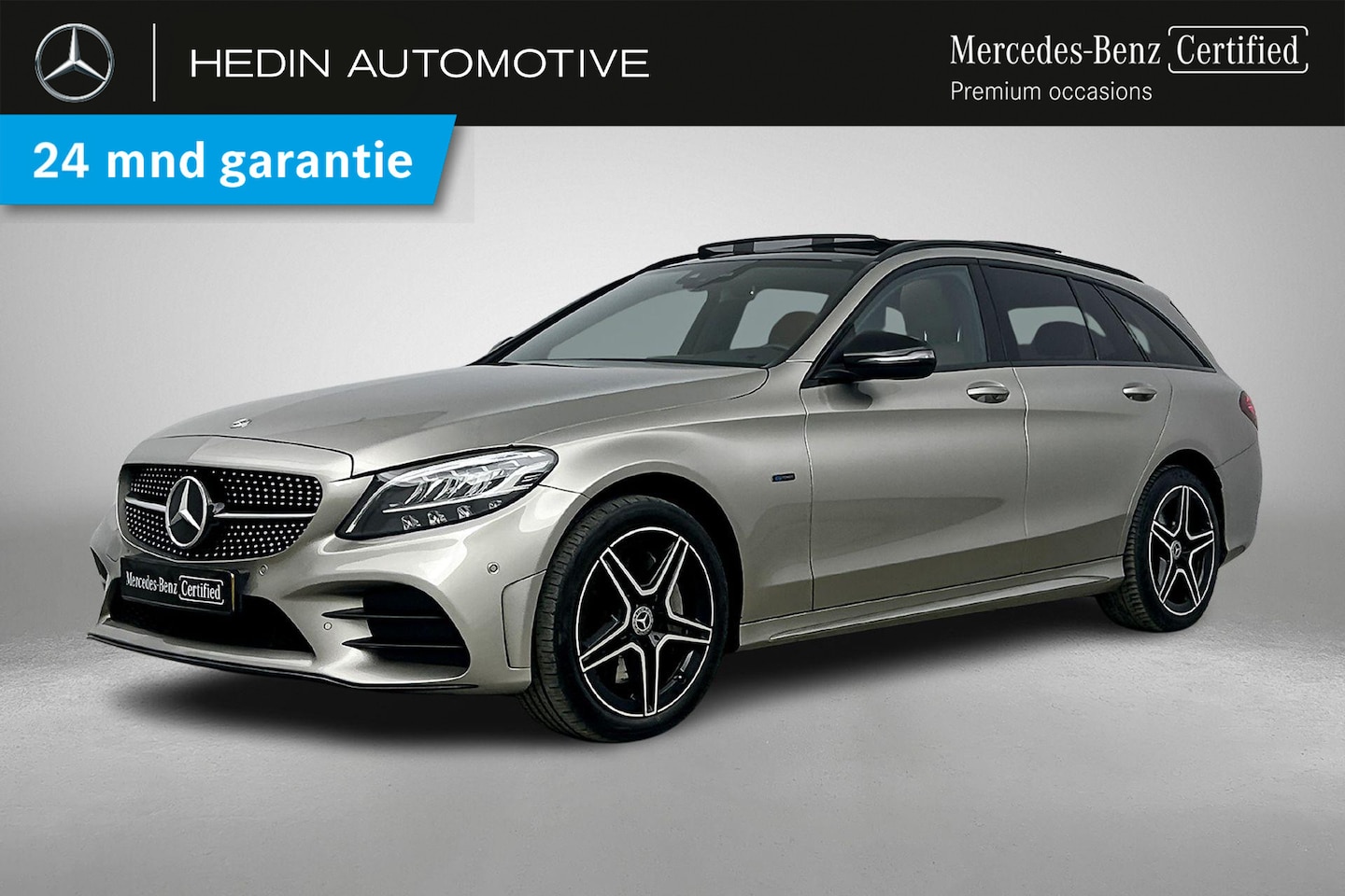 Mercedes-Benz C-klasse Estate - C 300e Automaat Business Solution AMG | Advantage Pakket | Nightpakket | Panoramadak | LED - AutoWereld.nl