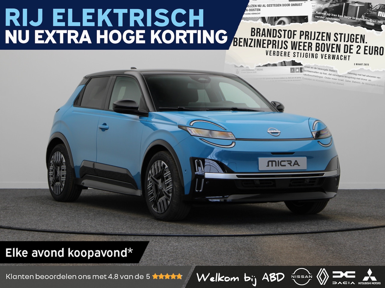 Nissan Micra - Advance 52 kWh | Achteruitrijcamera | Draadloze smartphonelader - AutoWereld.nl