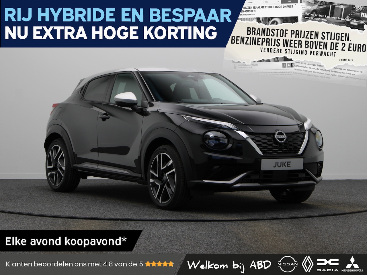 Nissan Juke - N-Design + Light Cold Pack Hybrid 143 | 17" Lichtmetalen velgen | 19" lichtmetalen velgen - AutoWereld.nl