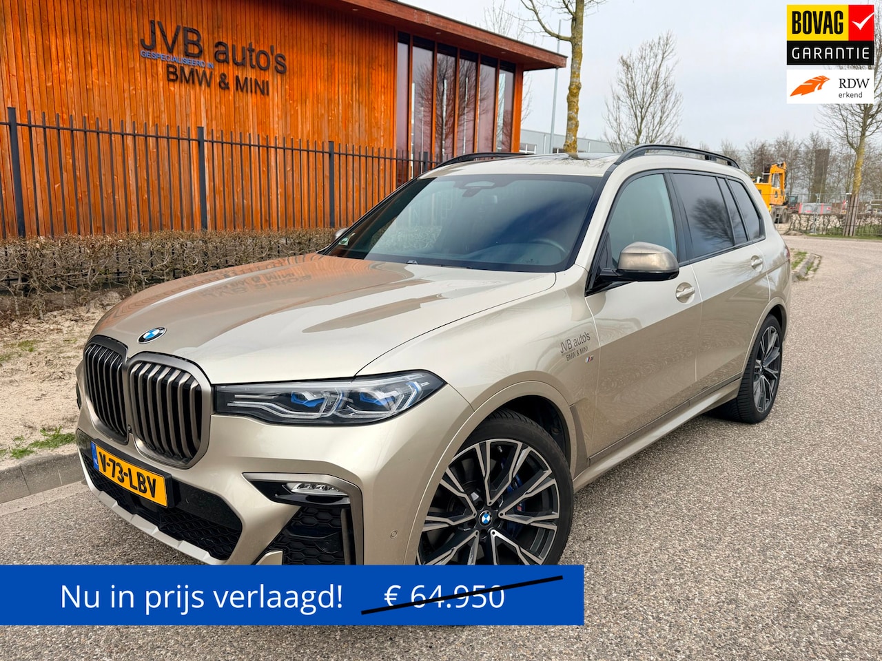BMW X7 - M50d G07 Grijs kenteken, individual, 3500kg trekhaak, B&W grijskenteken (X5) - AutoWereld.nl