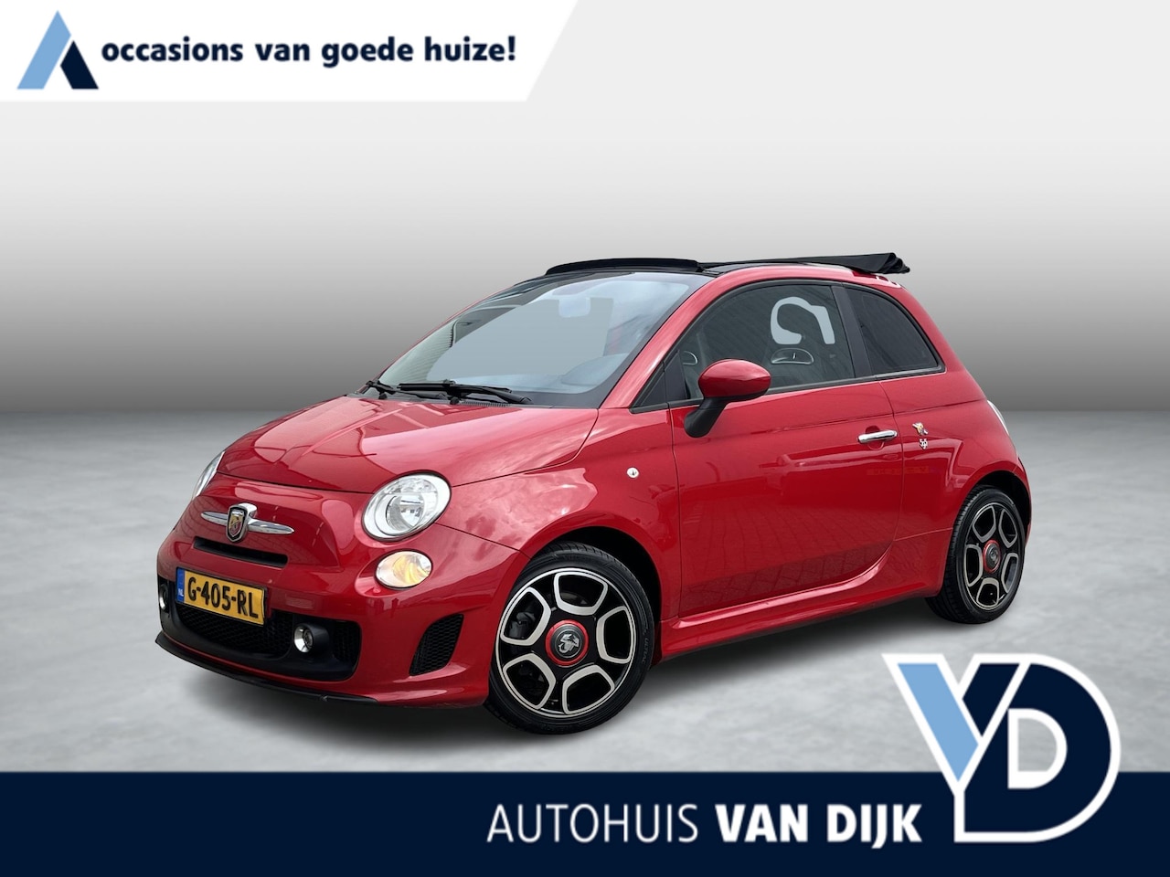 Fiat 500 Abarth - 1.4 T-Jet 595 | Climate Control/16"/Privacy Glass/Sportstoelen met lederen bekleding - AutoWereld.nl