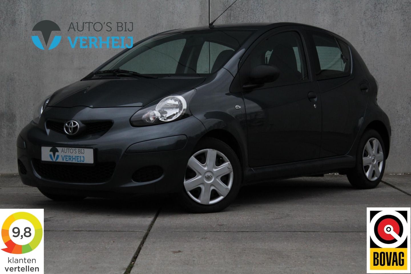 Toyota Aygo - 1.0 VVT-i Now / 5DRS / AIRCO / ELEKTRISCHE RAMEN - AutoWereld.nl