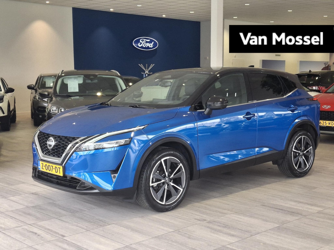 Nissan Qashqai - 1.3 MHEV Xtronic Tekna | Trekhaak | HUD | Elektrische stoel | BLIS | NAV | KeyLess | - AutoWereld.nl