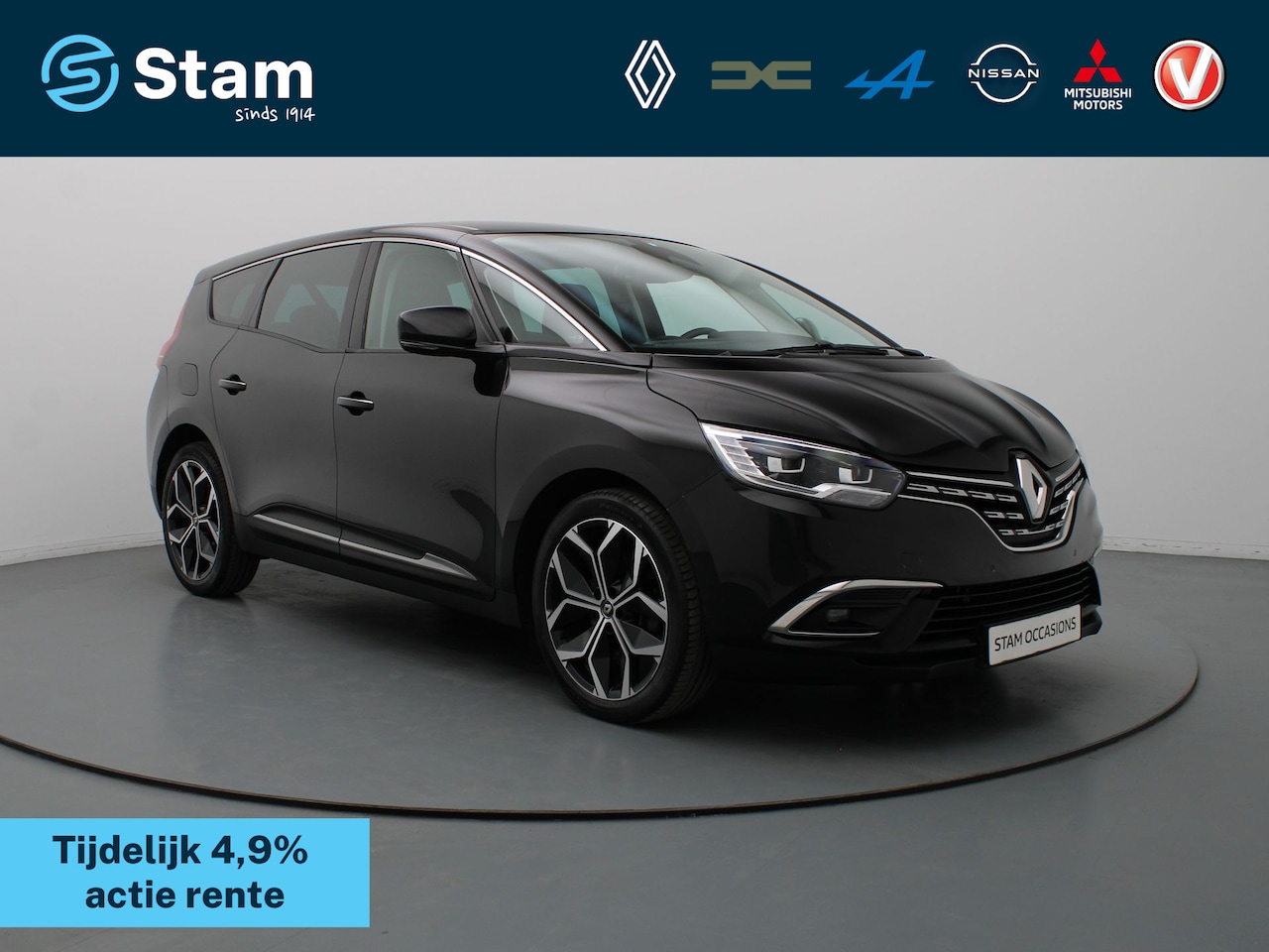 Renault Grand Scénic - 140pk TCe Intens Automaat Cruise | Climate | Navi | Parkeersens. v+a - AutoWereld.nl