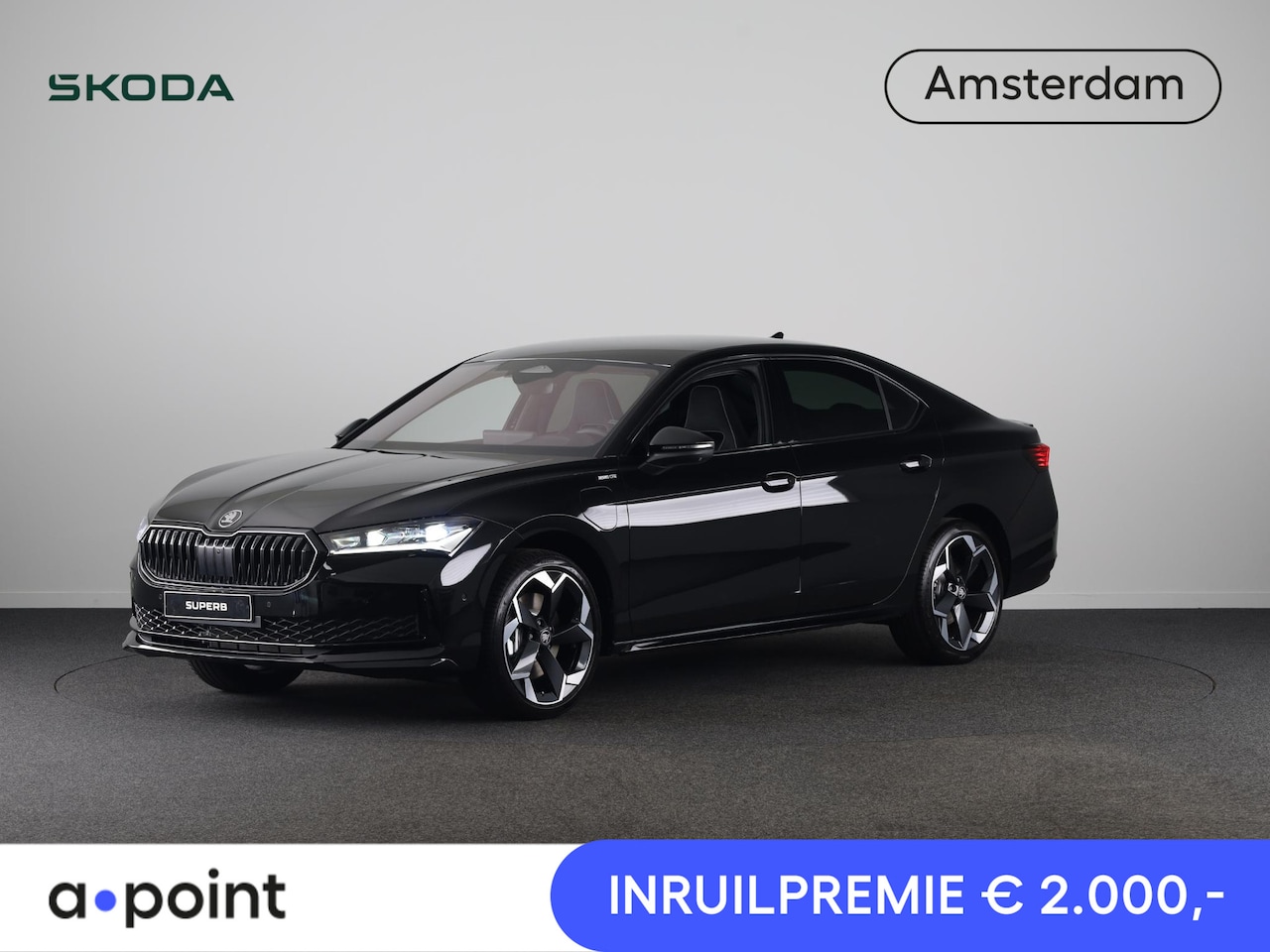 Skoda Superb - Sportline Business PHEV 1.5 TSI 204 pk 6 versn. DSG | Travel Assist Plus Sportline | Trekh - AutoWereld.nl
