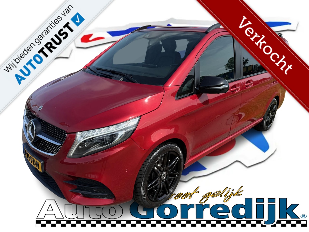 Mercedes-Benz V-klasse - 300d 4-MATIC Lang DC AMG 239Pk Dubbele Cabine Avantgarde BURMESTER, 360, Trekhaak, FULL OP - AutoWereld.nl