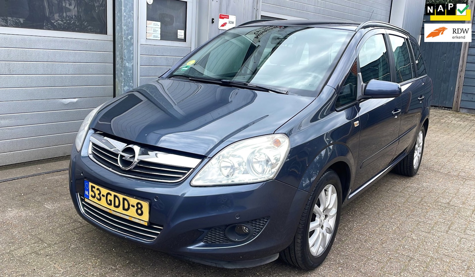 Opel Zafira - 1.6 Temptation 7P 2008-Navi-Airco-Cruise-Velgen - AutoWereld.nl