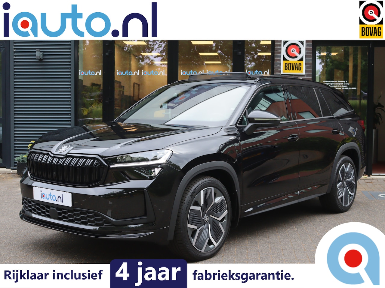Skoda Kodiaq - iV 1.5 TSI PHEV Sportline Pano/Matrix LED/ACC/Keyless/Camera/20"/Elek. stoel/Trekhaak wegk - AutoWereld.nl