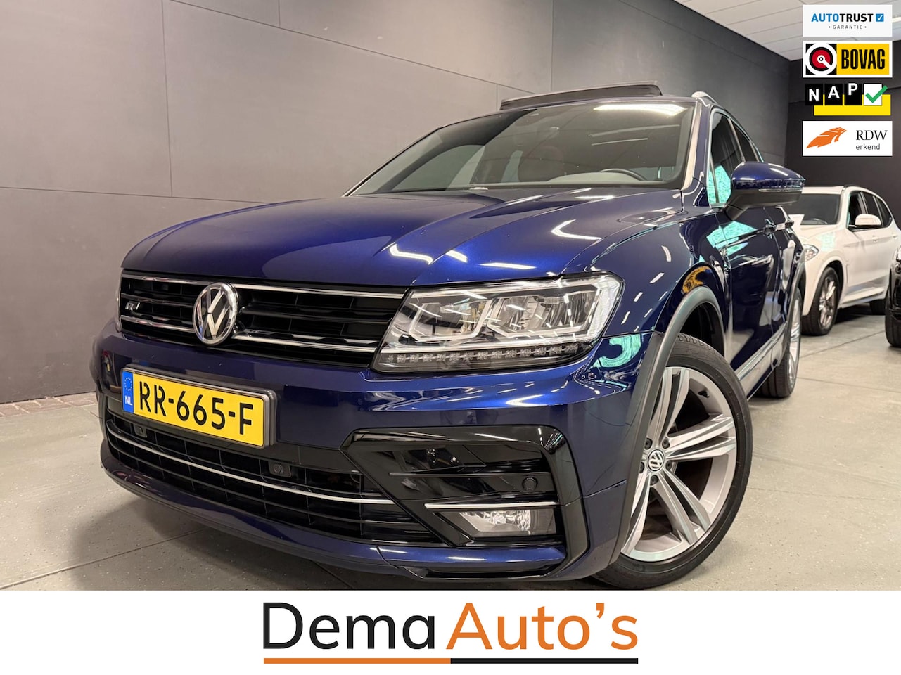 Volkswagen Tiguan - 1.4 TSI ACT R-LINE PANO/V-COCKPIT/NAVI/LED/ECC/PDC/CRUISE/// - AutoWereld.nl