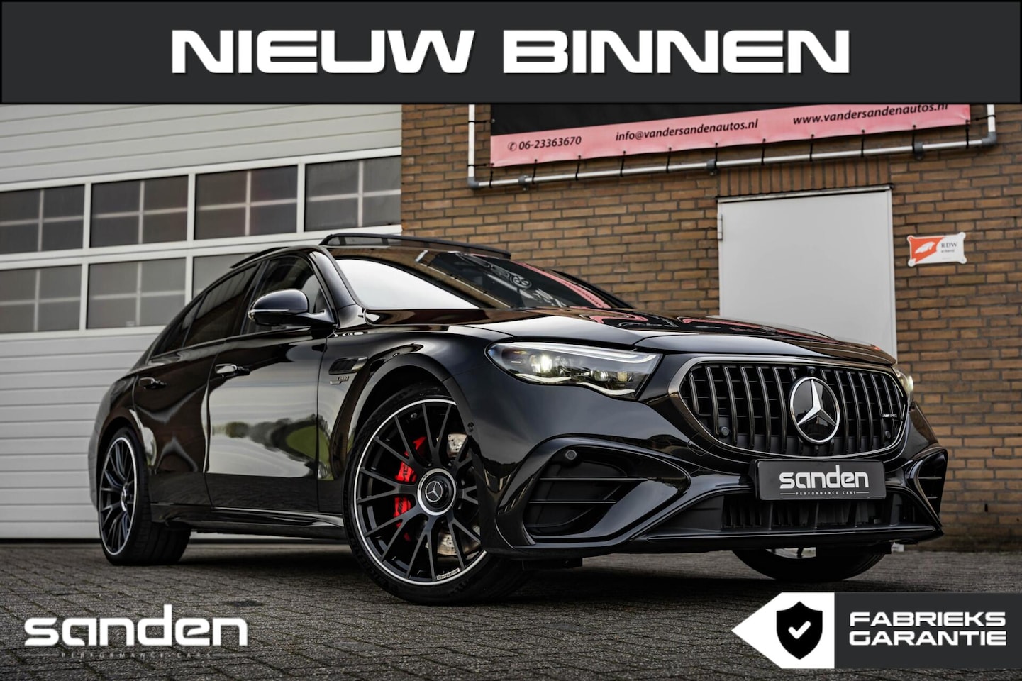 Mercedes-Benz E-klasse - AMG 53 4MATIC+ Night Edition |Hyperscreen|Night|Bur4D|Pano|Carbon - AutoWereld.nl