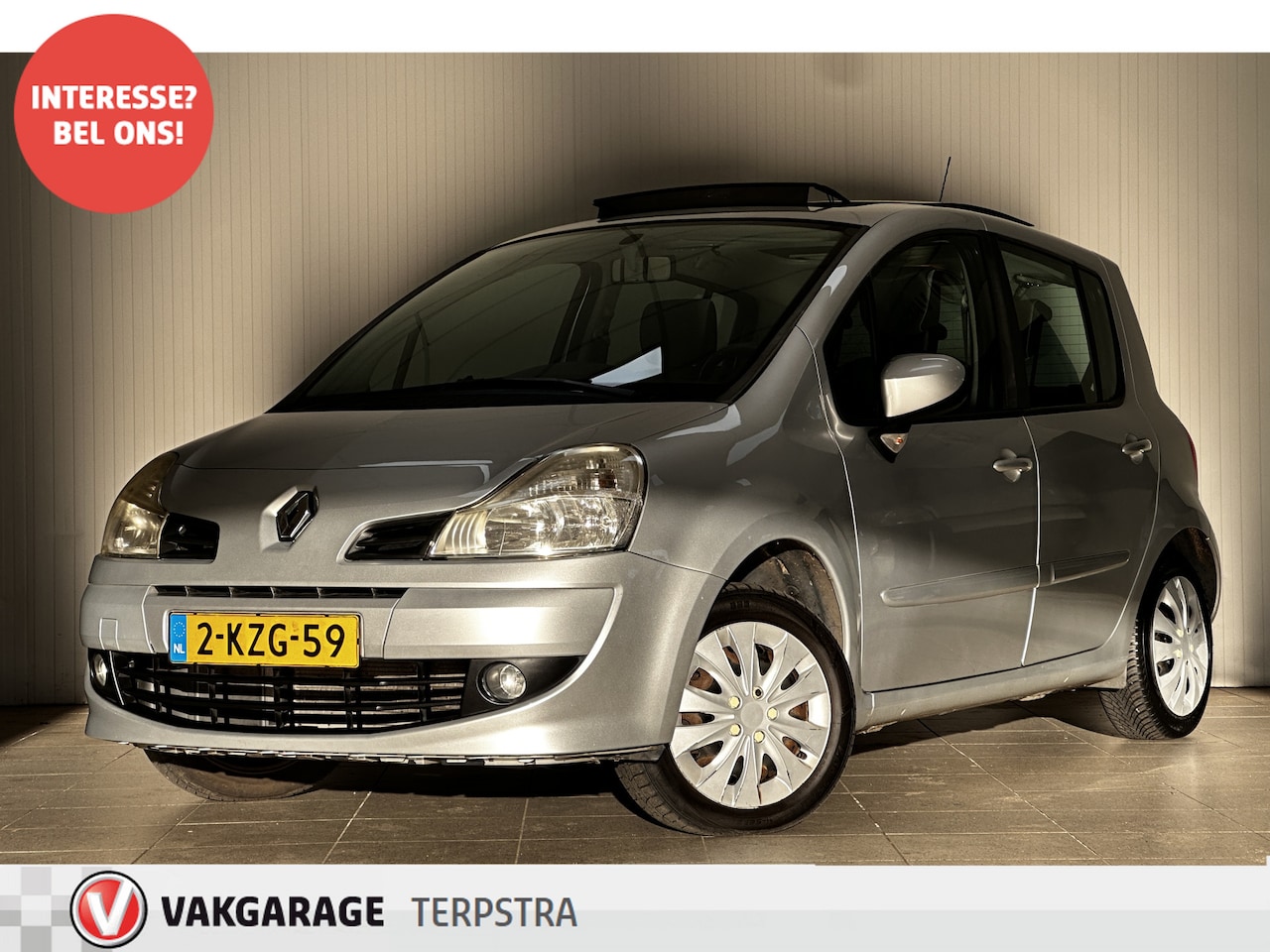 Renault Modus - 1.2-16V Expression/ Panorama-Dak/ Airco/ Elek. pakket/ Isofix/ AUX & USB/ Radio-CD/ LEDER. - AutoWereld.nl