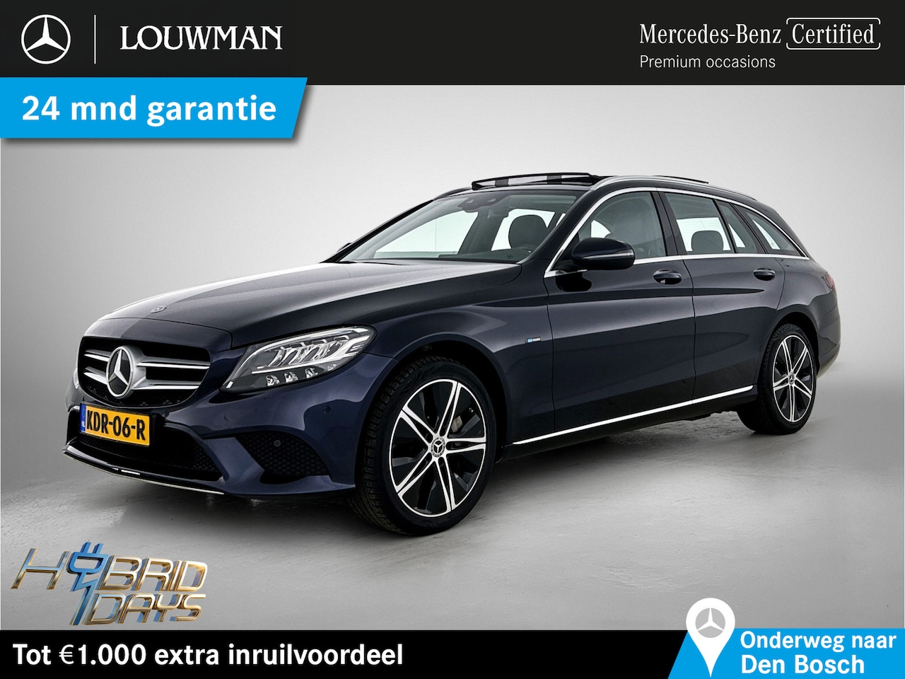 Mercedes-Benz C-klasse Estate - 300 e Plug-In Hybride Panorama Schuif-Kanteldak | Achteruitrijcamera | Ledkoplampen | Easy - AutoWereld.nl