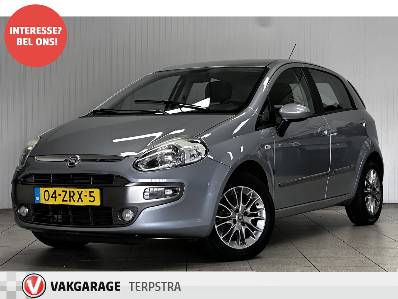 Fiat Punto Evo - 1.4 Dynamic/ Trekhaak/ 15'' LMV/ Airco/ Elek. pakket/ Isofix/ Blue&Me/ Multi. Stuur/ Mistl - AutoWereld.nl