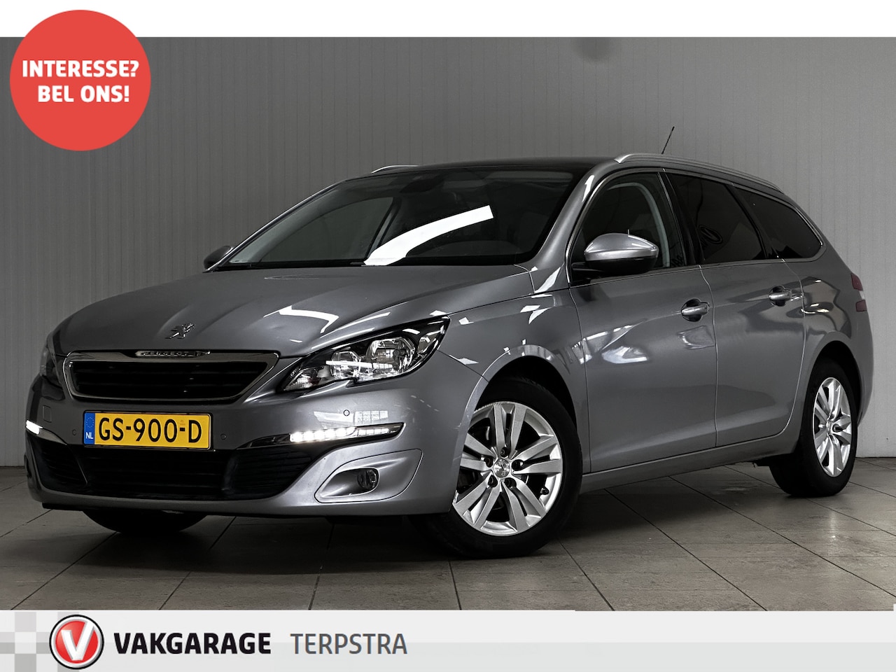 Peugeot 308 SW - 1.6 BlueHDI Blue Lease Executive Pack/ D-Riem verv: 176.000 KM!/ Trekhaak/ Panorama-Dak/ D - AutoWereld.nl