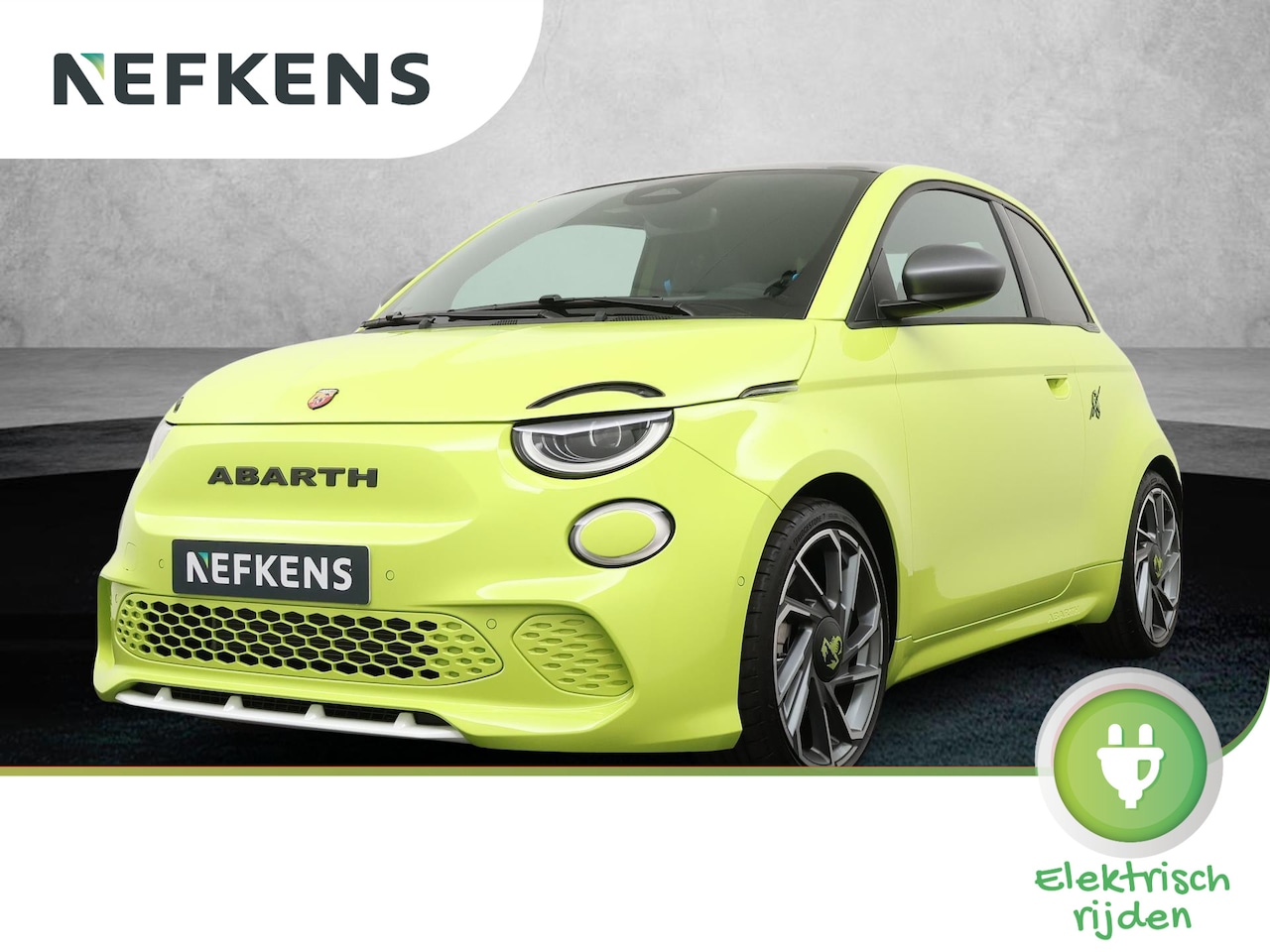 Abarth 500e - Turismo 42 kWh 155 pk Automaat | Accu 98,7% | Navigatie | 18"LMV| Lederen/Alcantara Bekled - AutoWereld.nl