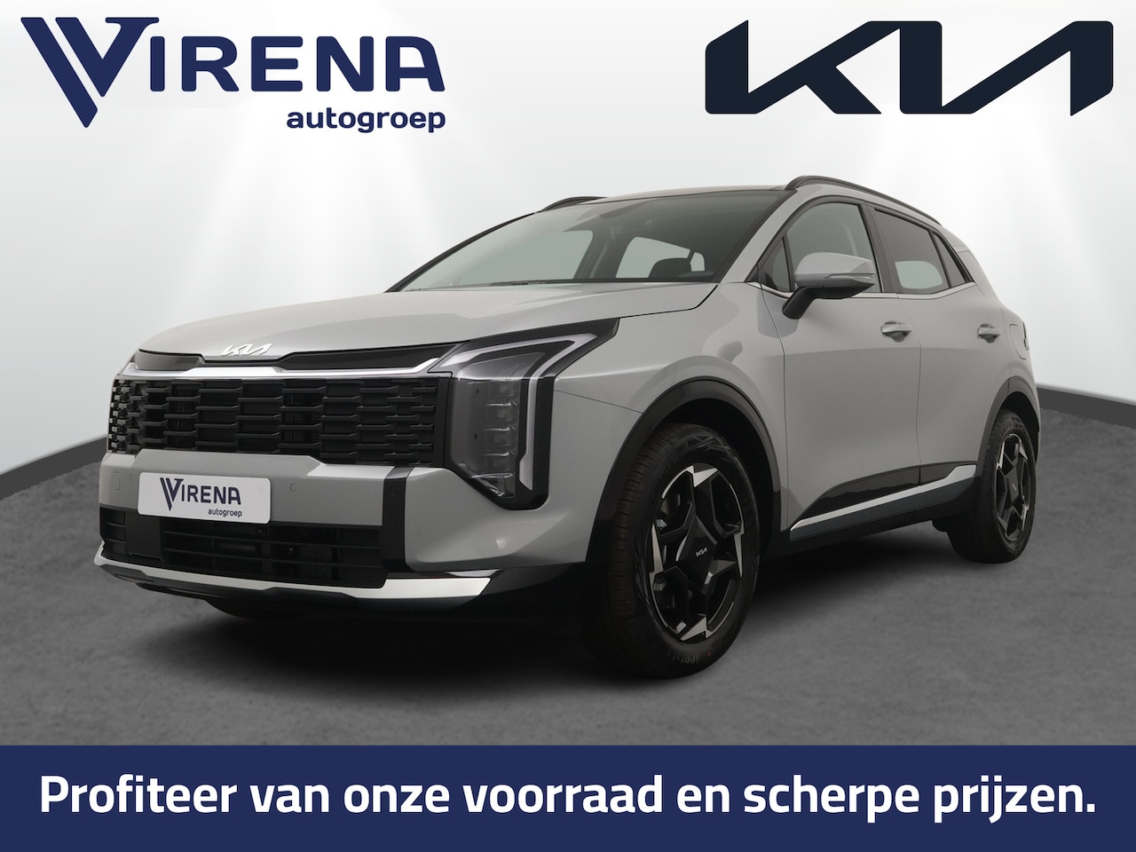 Kia Sportage - 1.6 T-GDi Hybrid DynamicPlusLine - Prijs incl. inruilpremie - Schuif-/Kanteldak - Apple Ca - AutoWereld.nl