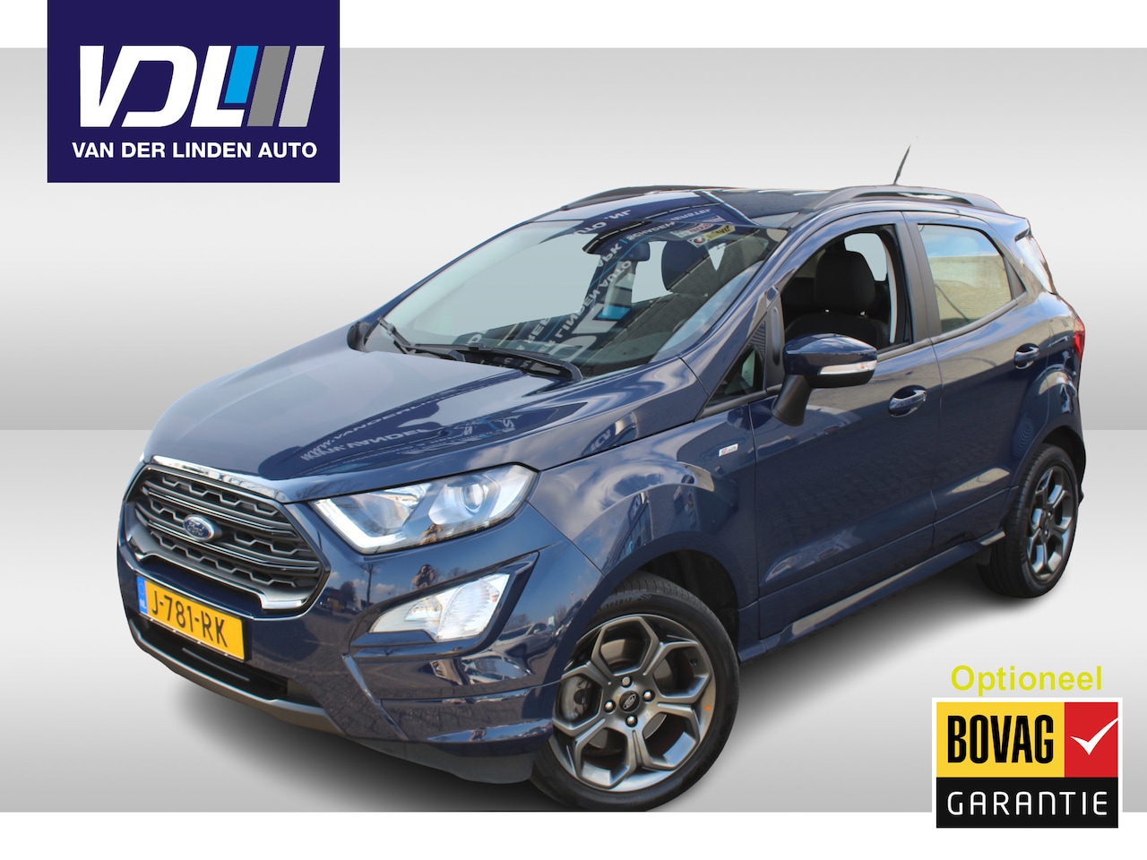 Ford EcoSport - 1.0 EcoBoost ST-Line Black Trekhaak l LM velgen l Airco l Navigatie l Cruise control - AutoWereld.nl