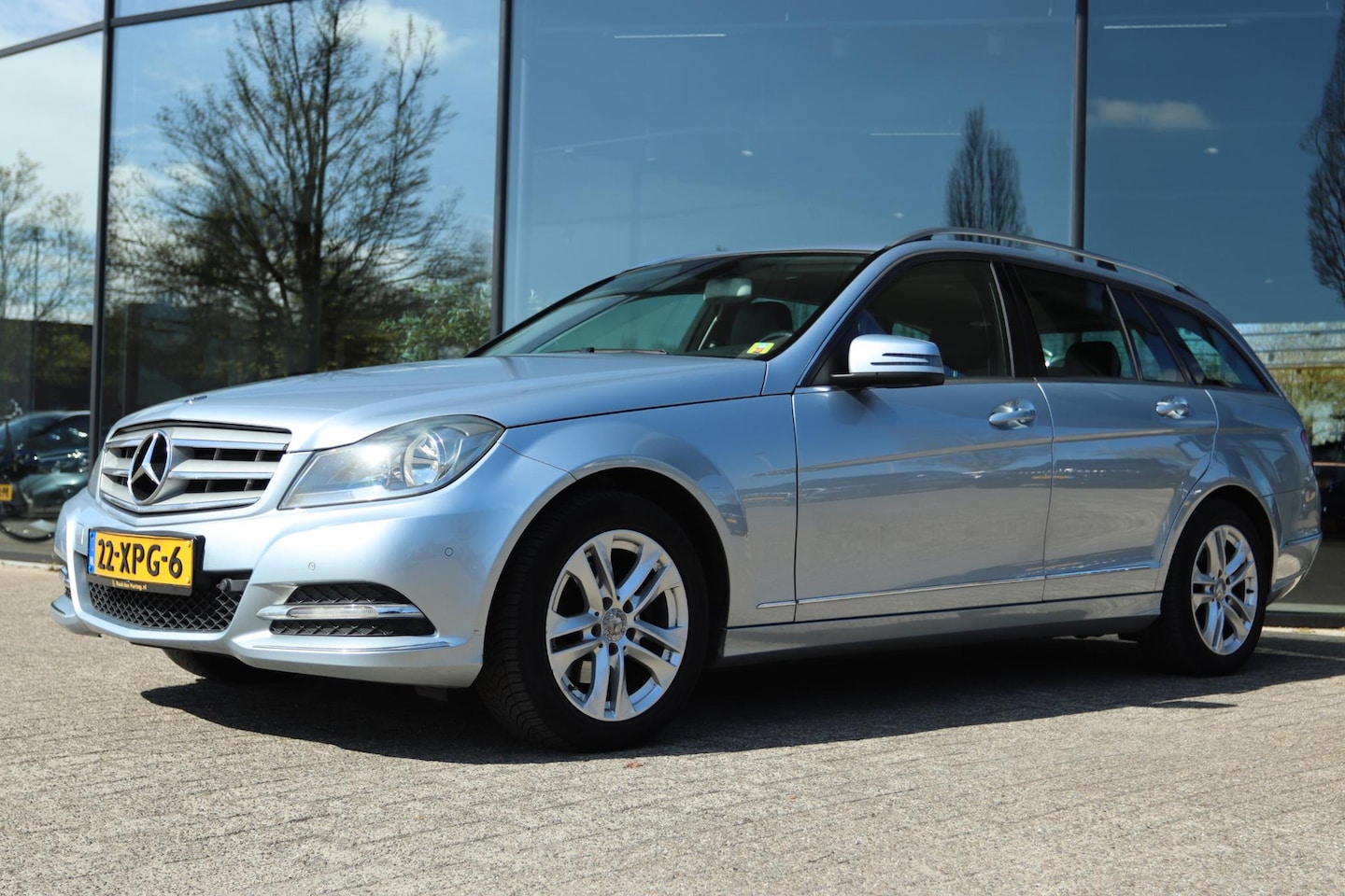 Mercedes-Benz C-klasse Estate - 180 BUSINESS CLASS AVANTGARDE | NAVI | TREKHAAK | CRUISE | LMV | BLUETOOTH - AutoWereld.nl