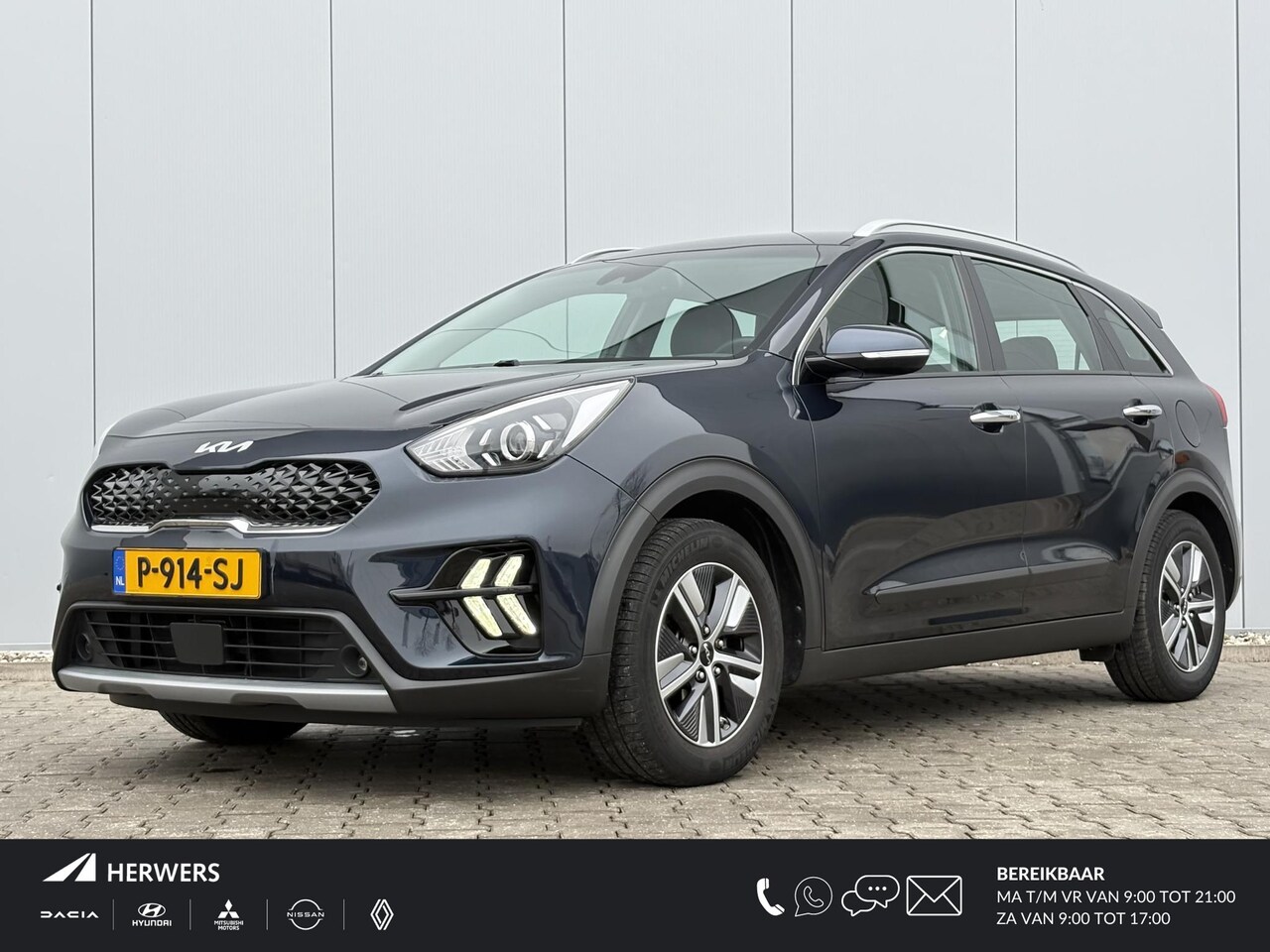 Kia Niro - 1.6 GDi Hybrid DynamicLine / Airco / Cruise Control / Trekhaak (1300 kg) / Apple carplay/A - AutoWereld.nl