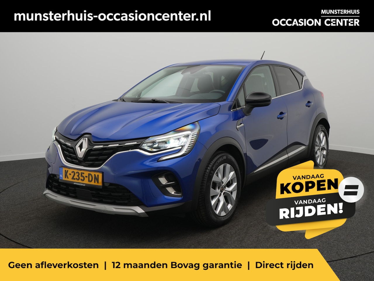 Renault Captur - TCe 100 Intens - Occasion Lease vanaf €524 p/m - RIJKLAARPRIJS - Cruise Control - Keyless - AutoWereld.nl