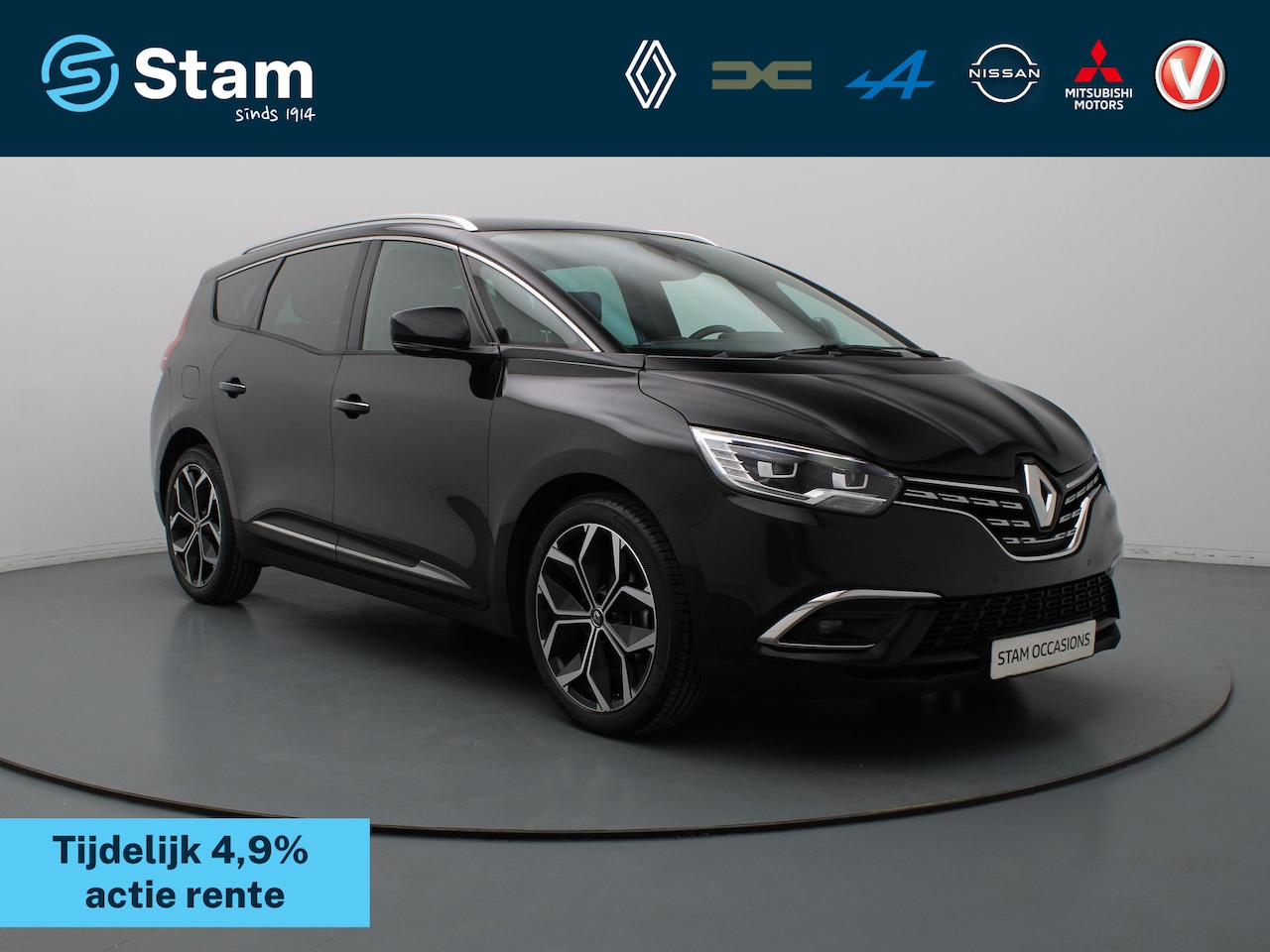 Renault Grand Scénic - 160pk TCe Intens 7p. Automaat Cruise | Climate | Navi | Parkeersens. v+a | Stoelverw. | Pa - AutoWereld.nl