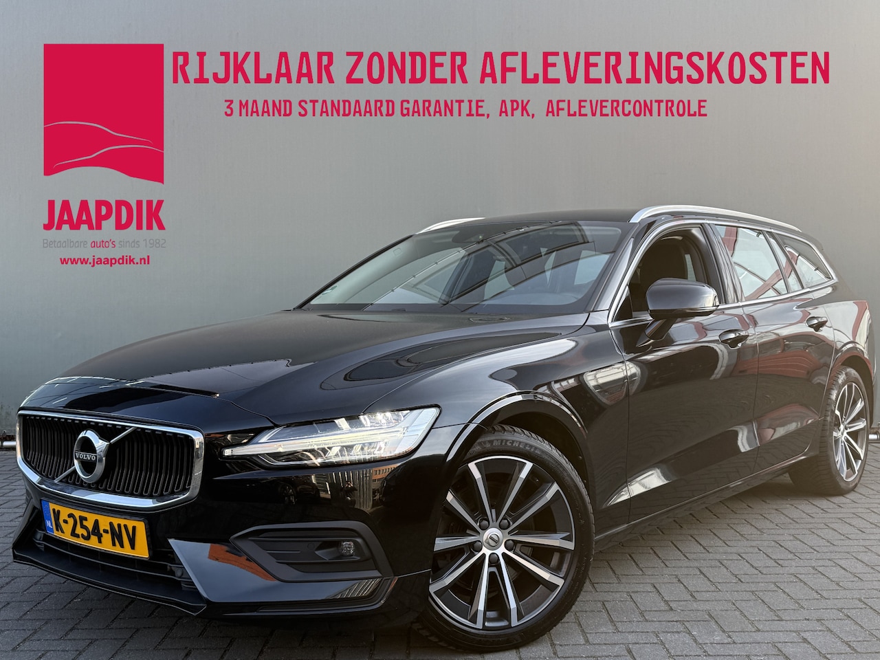 Volvo V60 - BWJ 2021 2.0 B4 200 PK Business Pro AUTOMAAT | FULL LED | ELEKTR. ACHTERKLEP | CARPLAY + A - AutoWereld.nl