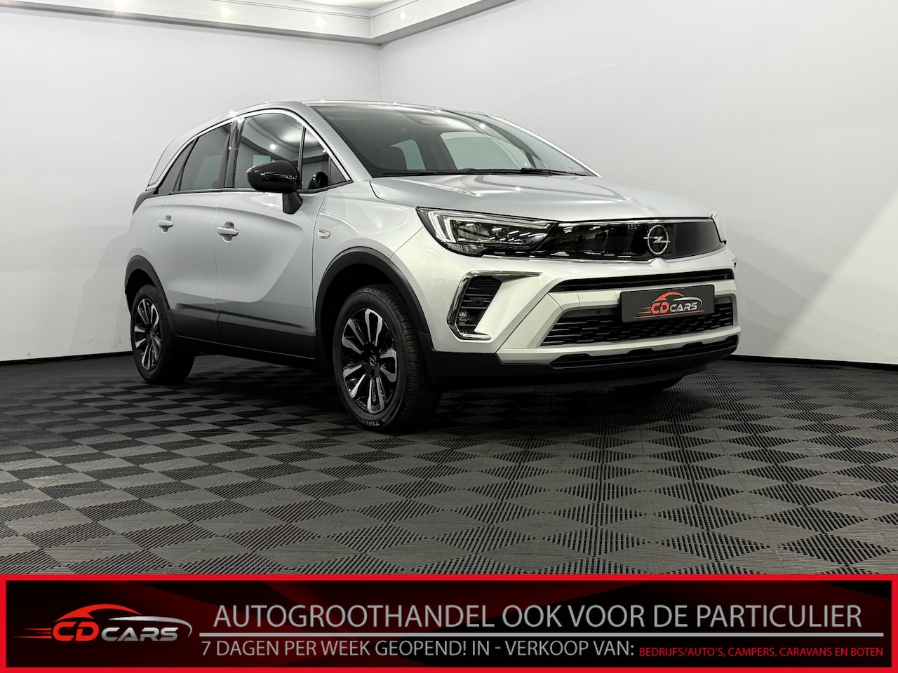 Opel Crossland - 1.2 Turbo Elegance Half leder, Camera, Navi, Cruise control, Rijstrook correctie, A start - AutoWereld.nl