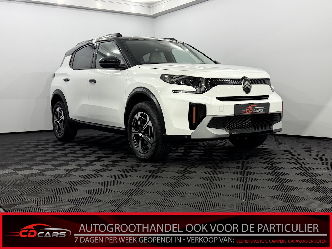 Citroën C3 Aircross - 1.2 Hybrid 136 PK Max Camera, Half leder, Apple carplay, Cruise control, Rijstrook correct - AutoWereld.nl