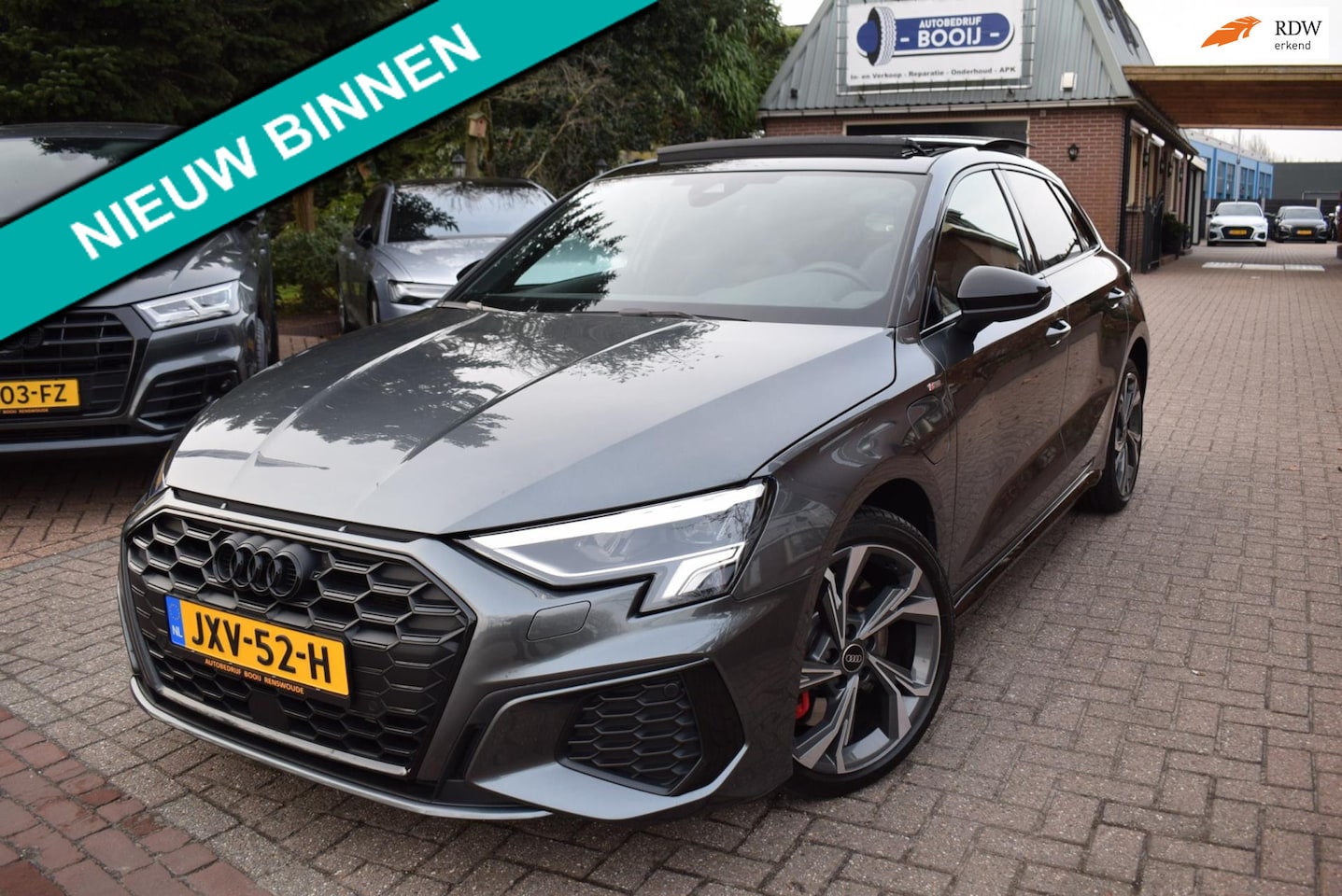 Audi A3 Sportback - 45 TFSI e S LINE Competition/245PK/ AUTOM/PANO DAK/ADAP CRUISE/NAVI/CARPLAY/STOEL VERW/CAM - AutoWereld.nl