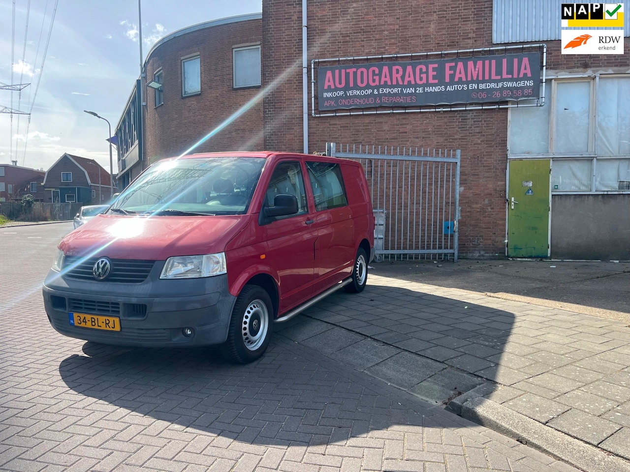 Volkswagen Transporter - 2.5 TDI 300 Budgetline DC 2.5 TDI 300 Budgetline DC - AutoWereld.nl