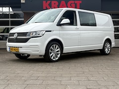Volkswagen Transporter - 2.0 TDI L2H1|NAP|DUBBELCABINE|airco|cruise|apple carplay|trekhaak|navi|lichtmetalen velgen