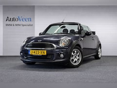 MINI Cabrio - 1.6 One Salt (STOELVERWARMING, NAVI, HALF LEDER, PARKEERSENSOREN, GOED ONDERHOUDEN)
