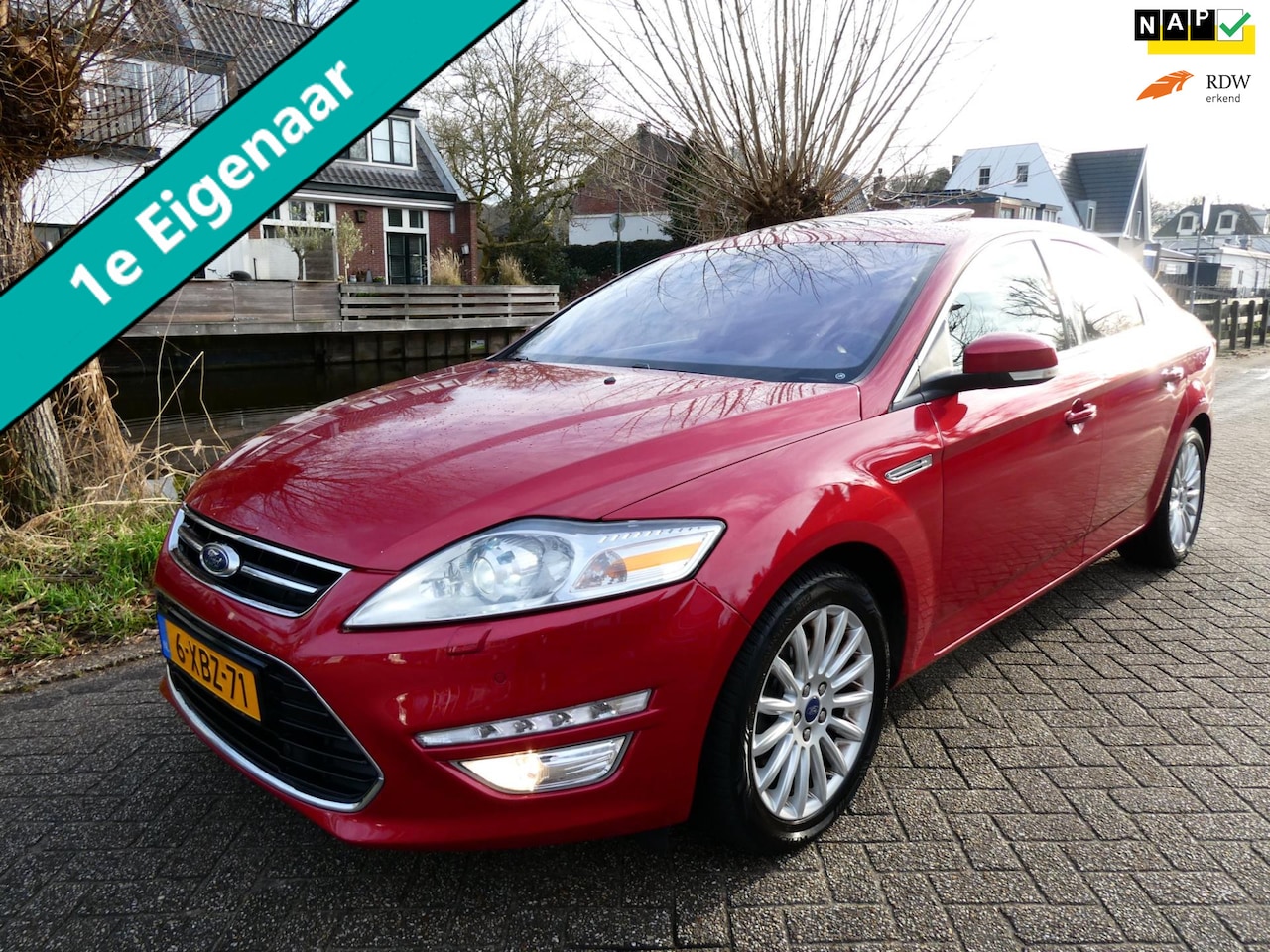 Ford Mondeo - 1.6i Platinum 5-drs 160pk 1e eig. Clima Navi Schuifdak Trekhaak 1600kg - AutoWereld.nl