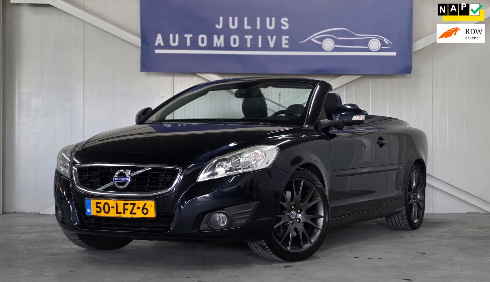 Volvo C70 Convertible - 2.4i Intro Edition Volledig Onderhouden BLIS Leer Veel Opties Garantie Mooi! - AutoWereld.nl