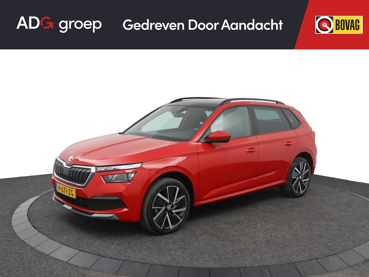Skoda Kamiq - 1.0 TSI Sport Business | Trekhaak | Panoramadak | Navigatie | Parkeercamera | Automaat - AutoWereld.nl