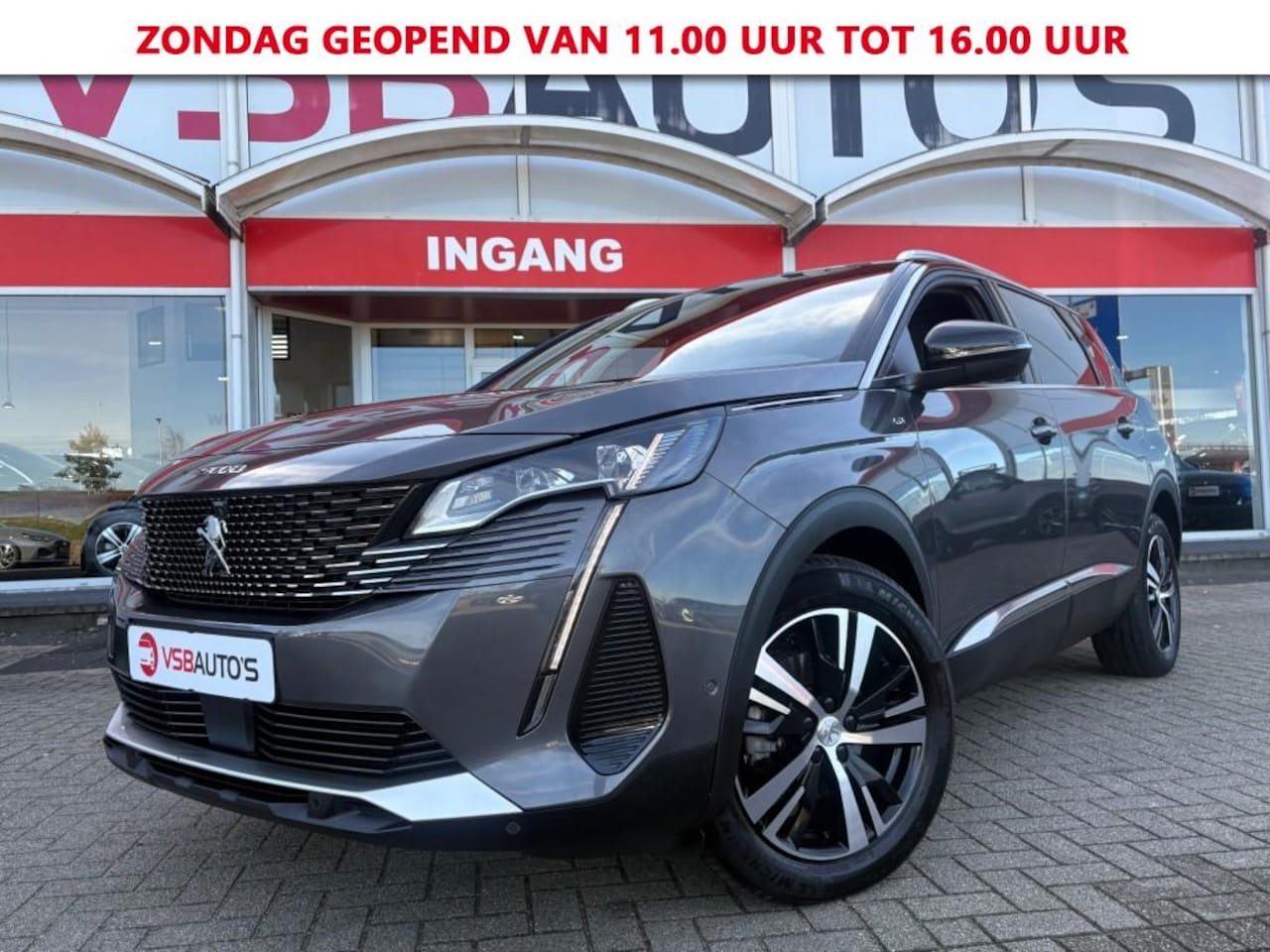 Peugeot 5008 - 1.2 PURETECH GT 7 PERSOONS AUT. 130PK LED NAVI CAMERA CARPLAY AIRCO - AutoWereld.nl