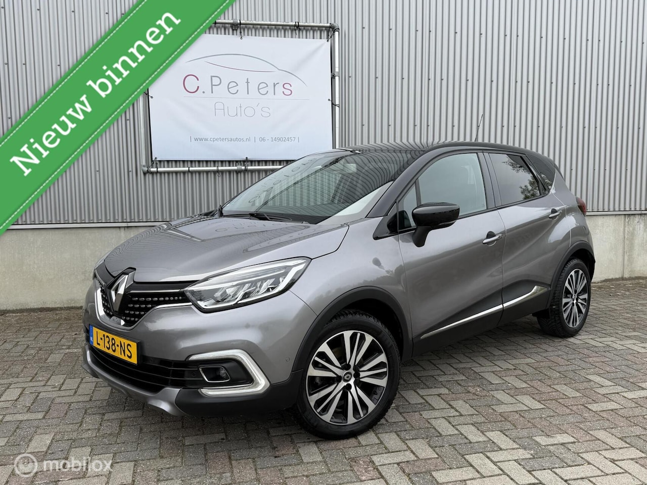 Renault Captur - 1.2 TCe Initiale Paris Automaat 2018 / Bose / Camera / Trekhaak / Leer / Stoelverwarming / - AutoWereld.nl