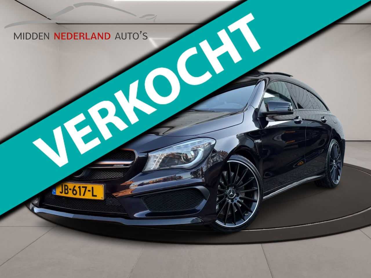 Mercedes-Benz CLA-klasse Shooting Brake - AMG 45 4MATIC * SPORT UITLAAT * PANORAMA DAK * NL AUTO * - AutoWereld.nl