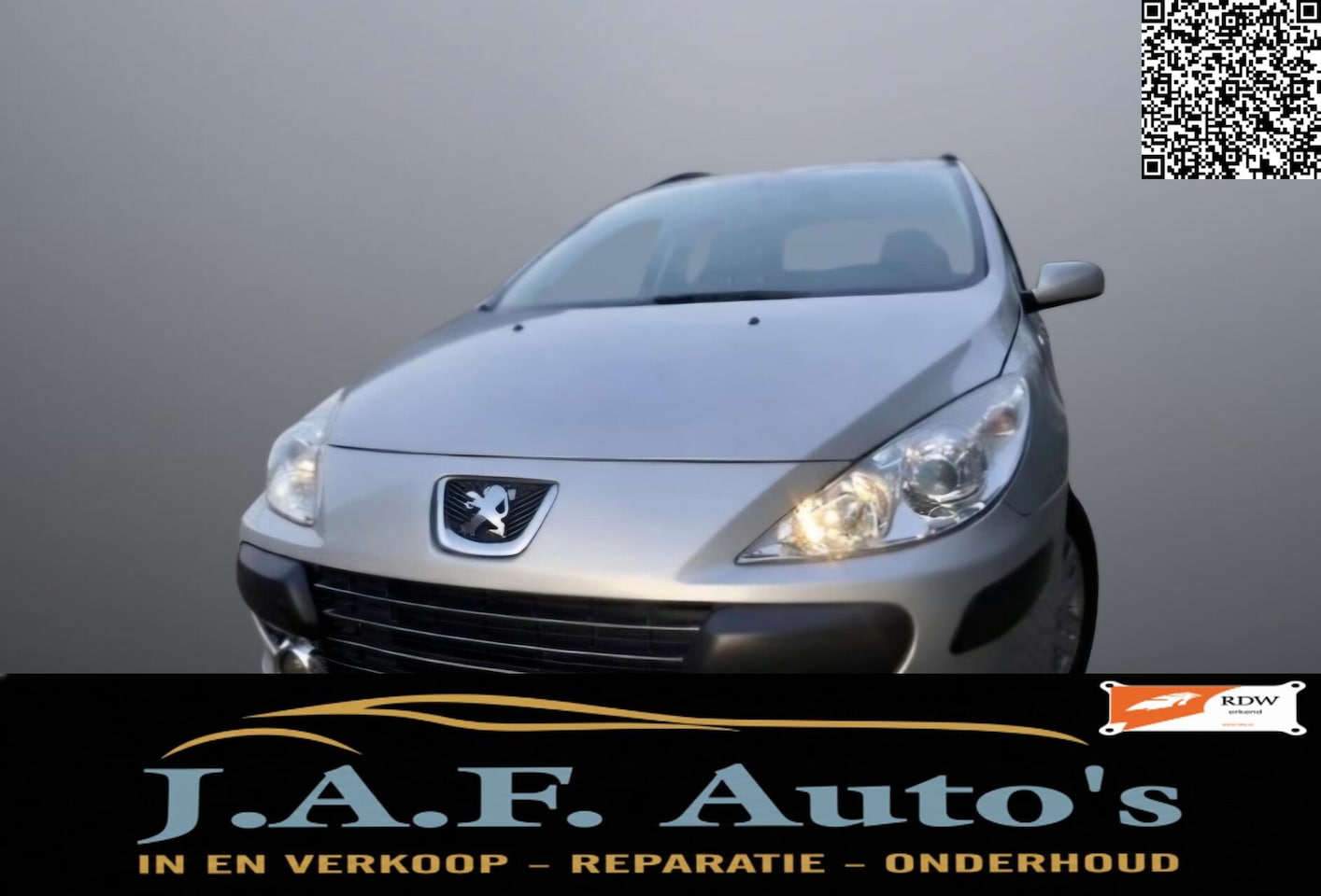 Peugeot 307 Break - 1.6 Airco Cruise Nw APK Mooie auto! - AutoWereld.nl