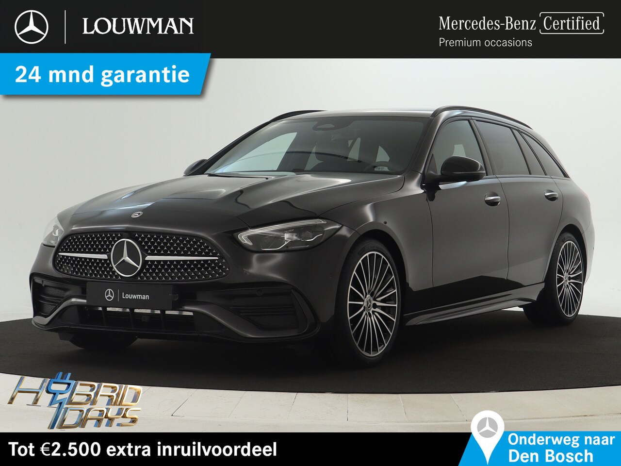 Mercedes-Benz C-klasse Estate - 180 Star Edition AMG Line | Nightpakket | Trekhaak | Parkeerpakket met achteruitrijcamera - AutoWereld.nl