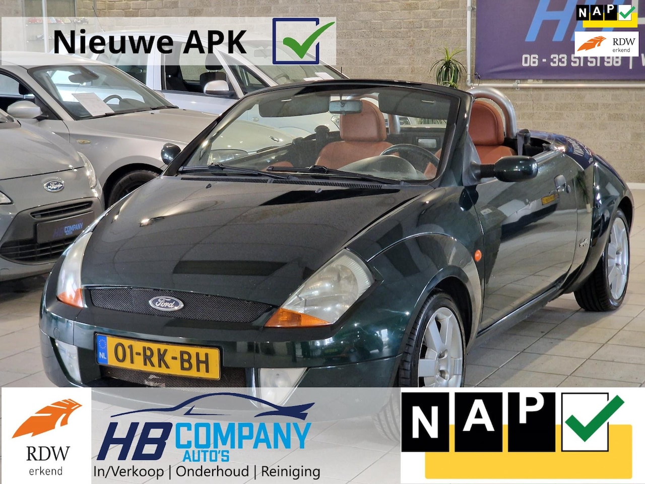 Ford Streetka - 1.6 Futura Cabrio | Sport | Lederen bekleding | Airco | Nieuwe APK | NAP - AutoWereld.nl